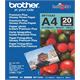 765245 BrotherBP71GA4 Papir Brother A4 260g glanset (20) 